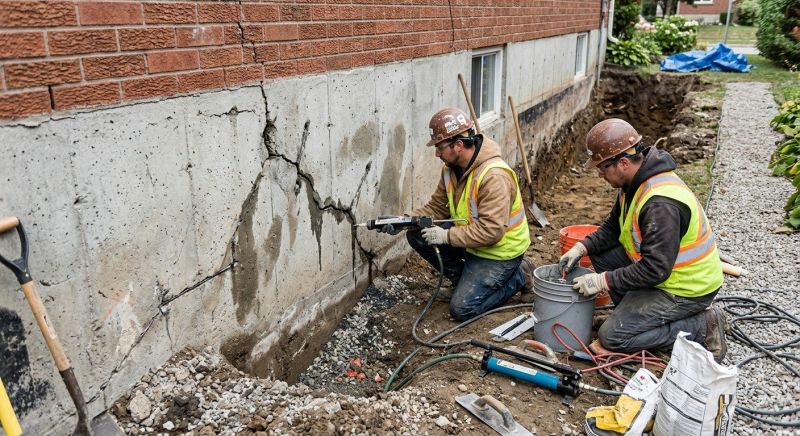 Cracked Foundation Repair in Tremonton, UT