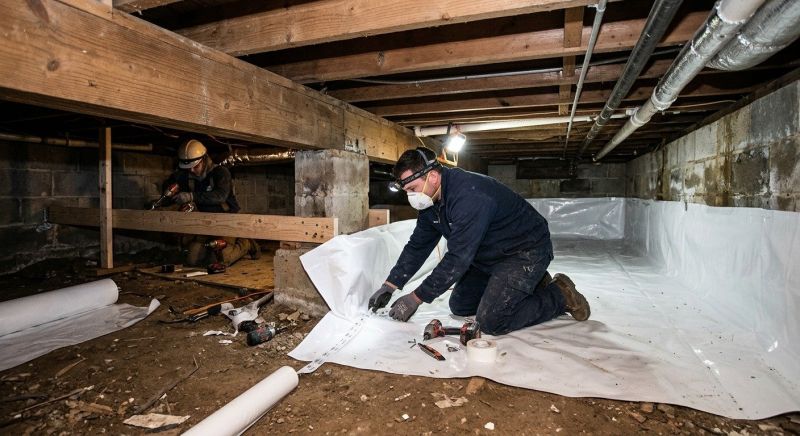 Crawl Space Leveling in Brigham City, UT
