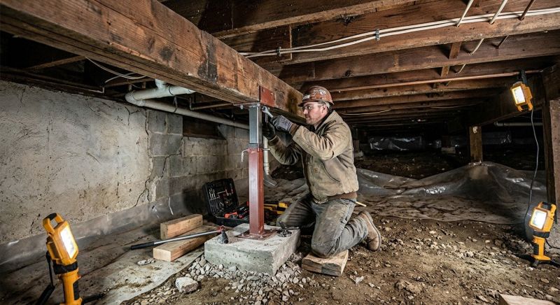 Crawlspace Foundation Repair in Eden, UT