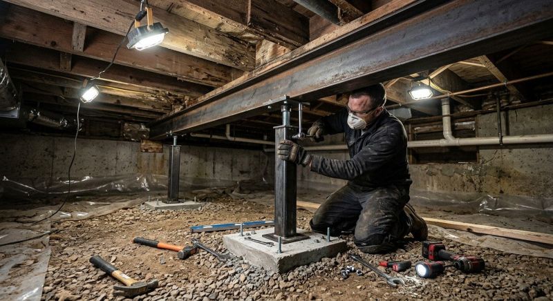 Crawlspace Structural Repair in Brigham City, UT