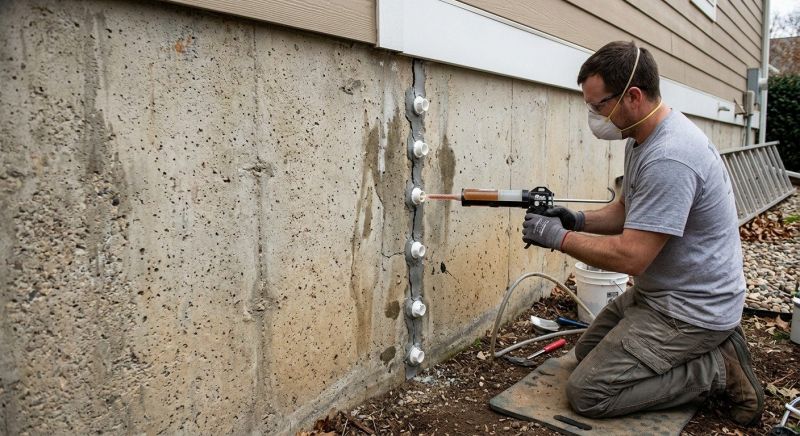 Foundation Crack Sealing in Brigham City, UT