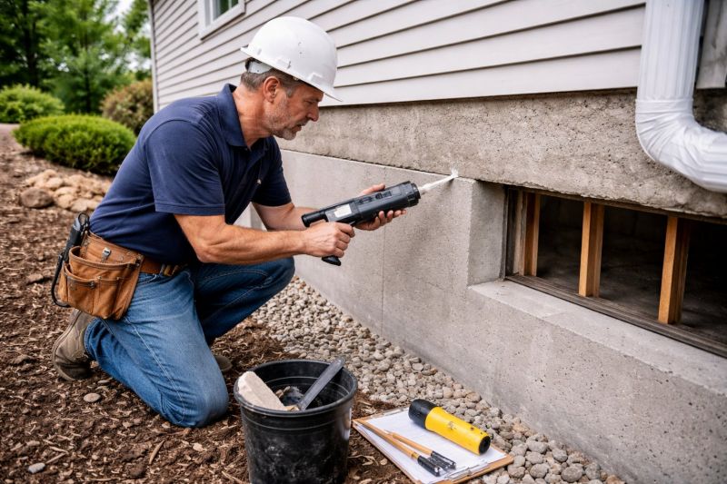 Foundation Crack Sealing in Brigham City, UT