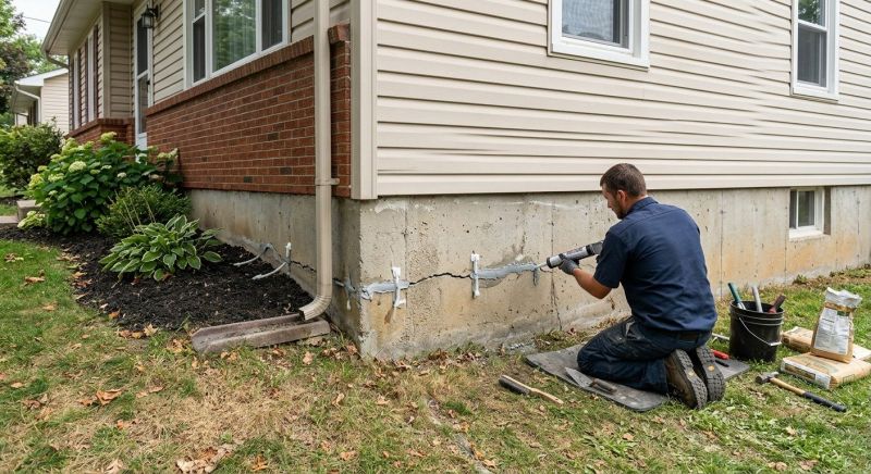 Foundation Cracks Repair in Brigham City, UT