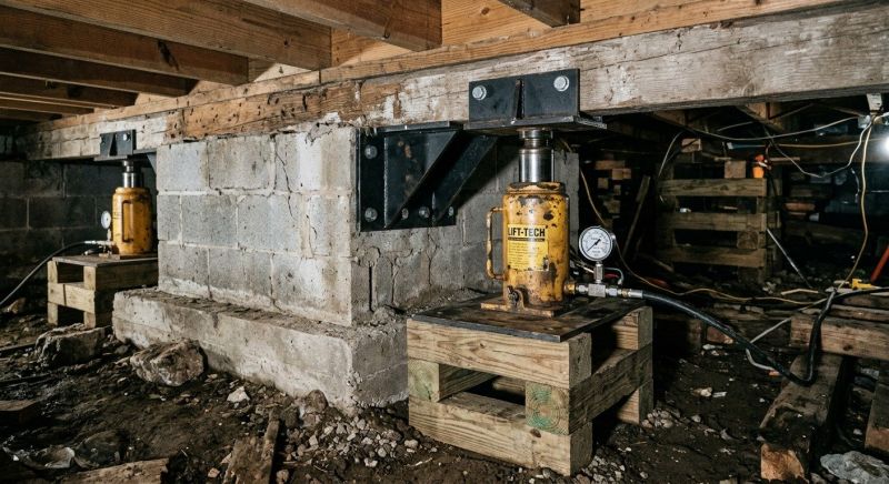 Foundation Jacking in Cache County, UT
