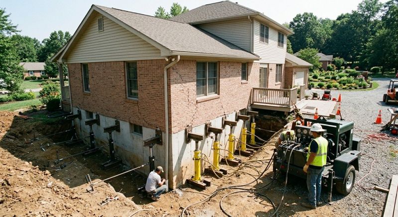 Foundation Jacking in Logan, UT
