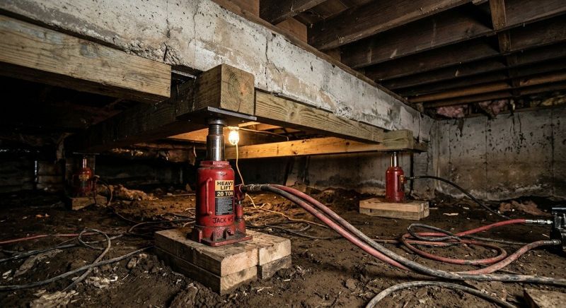 Foundation Jacking in Logan, UT