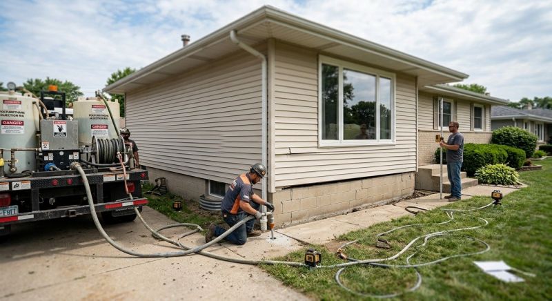 Foundation Lifting in Cache County, UT