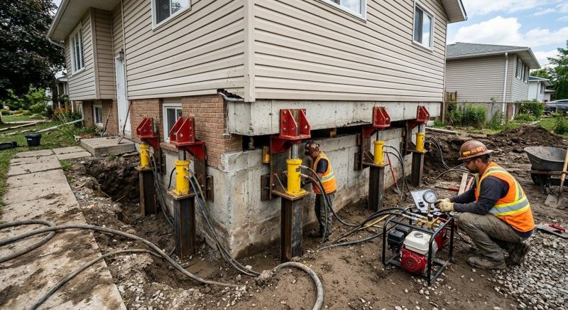 Foundation Lifting in Brigham City, UT