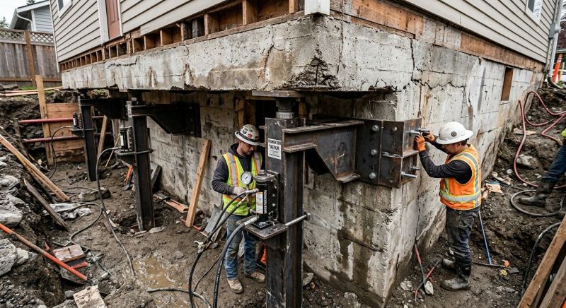 Foundation Lifting in Brigham City, UT