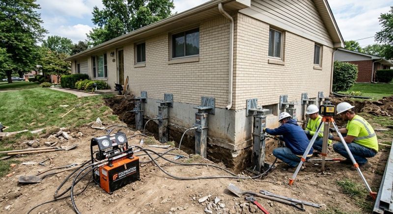 Foundation Pier Leveling in Brigham City, UT