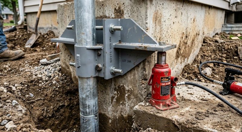 Foundation Pier Leveling in Brigham City, UT