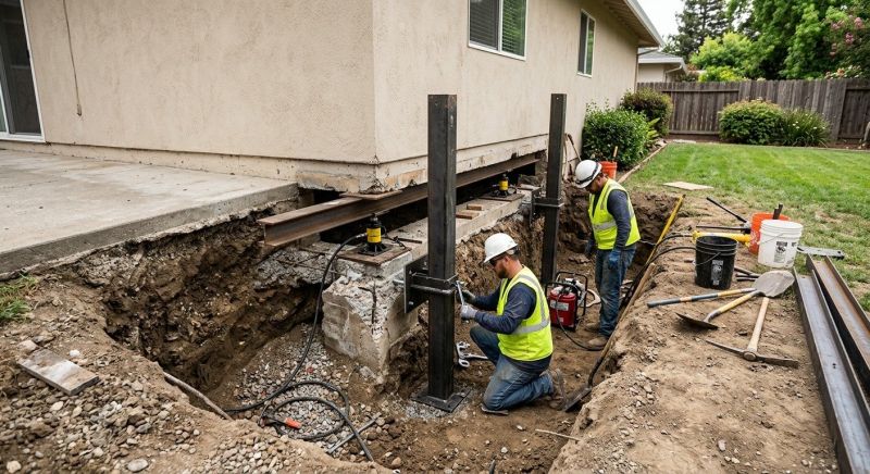 Foundation Pier Repair in Brigham City, UT