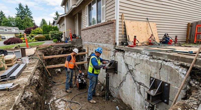 Foundation Structural Repair in Brigham City, UT