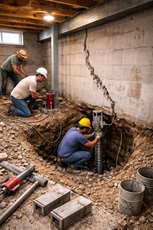 Foundation Structural Repair in Weber County, UT