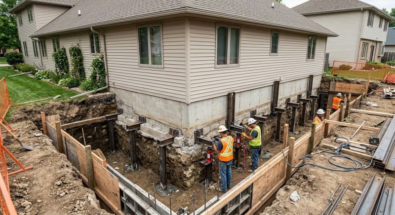 Foundation Underpinning in Brigham City, UT