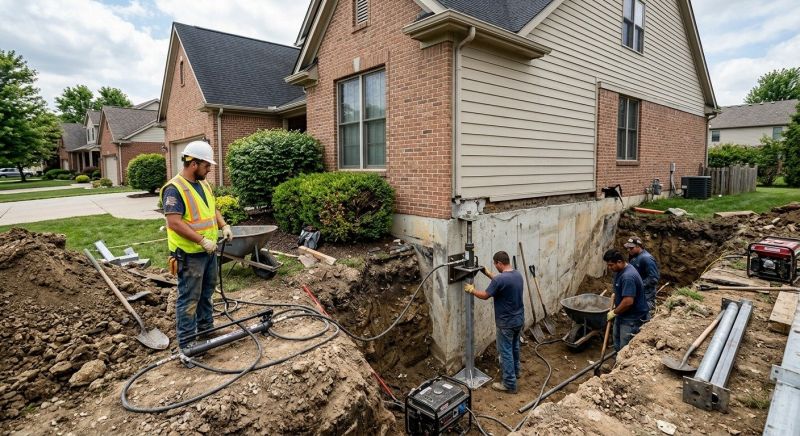 House Foundation Repair in Cache County, UT