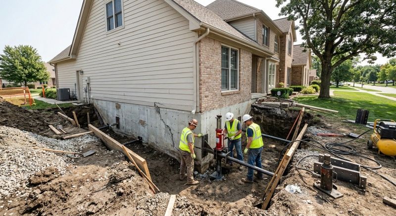 House Foundation Repair in Logan, UT