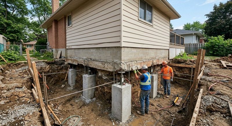 House Underpinning in Brigham City, UT
