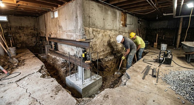 House Underpinning in Brigham City, UT