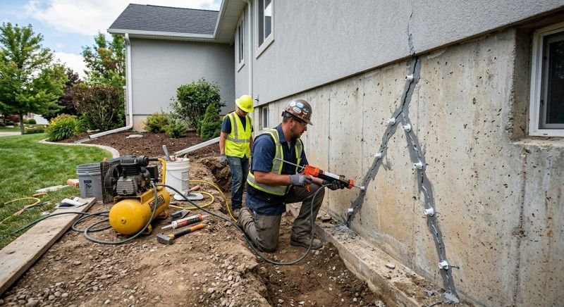 Residential Foundation Repair in Brigham City, UT