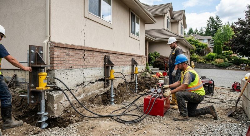 Sinking Foundation Lifting in Brigham City, UT