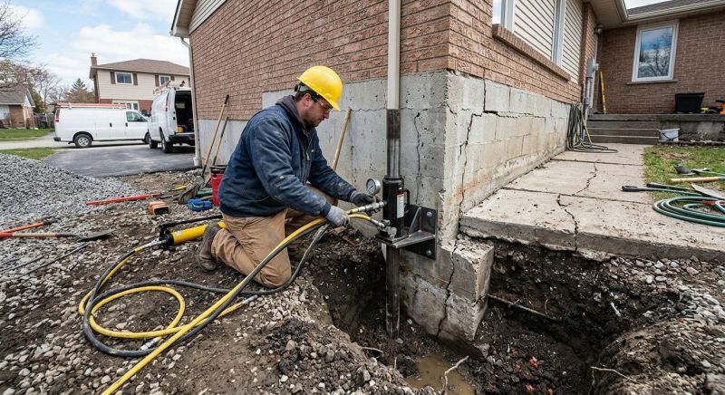 Sinking Foundation Repair in Box Elder County, UT