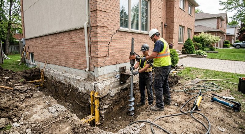 Sinking Foundation Repair in Eden, UT