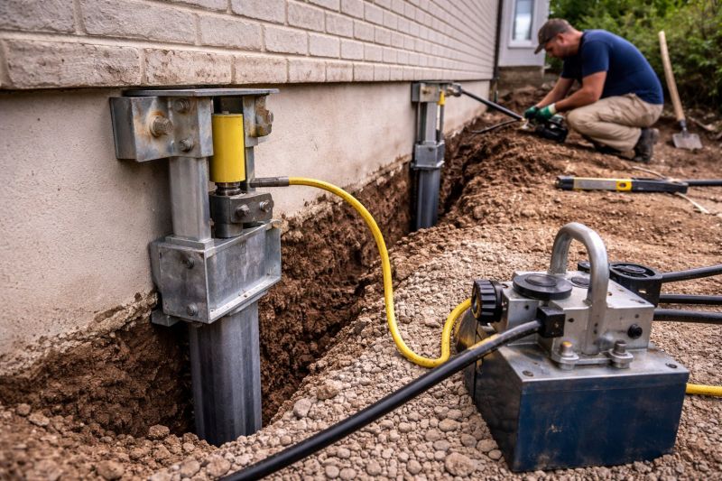 Sinking Foundation Repair in Logan, UT