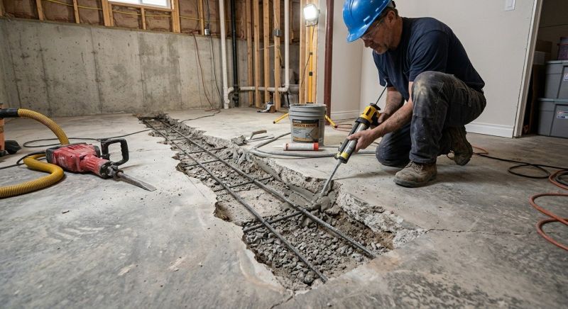 Slab Foundation Repair in Brigham City, UT