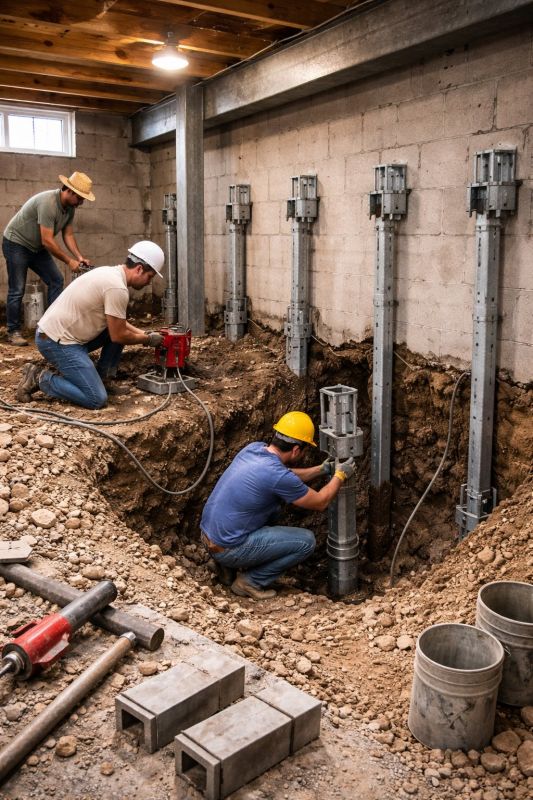 Structural Underpinning in Brigham City, UT